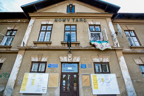 Budynke dworca PKP w Nowym Targu, fot. Piotr Kubic